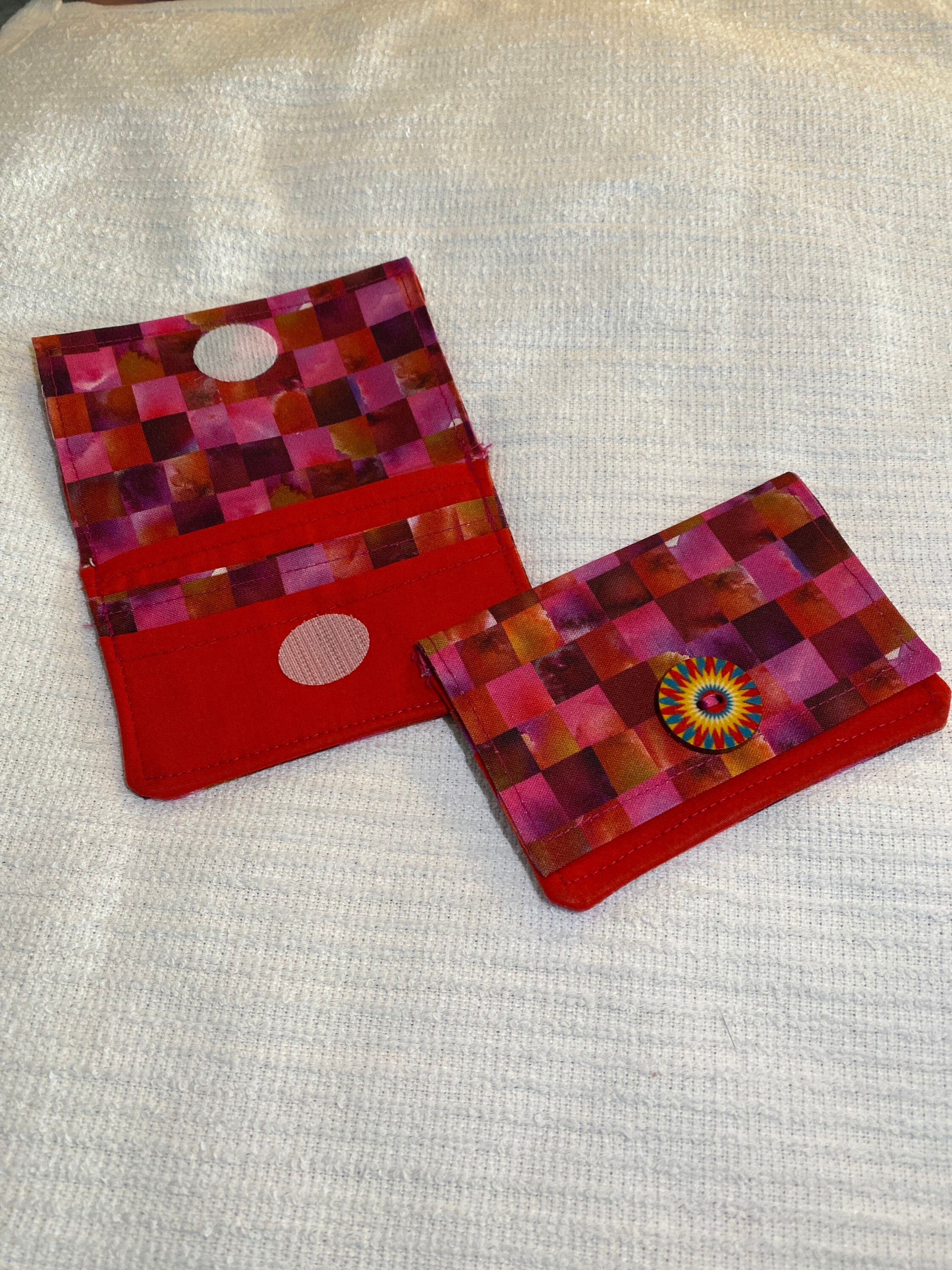 Mini Cloth Wallet Etsy