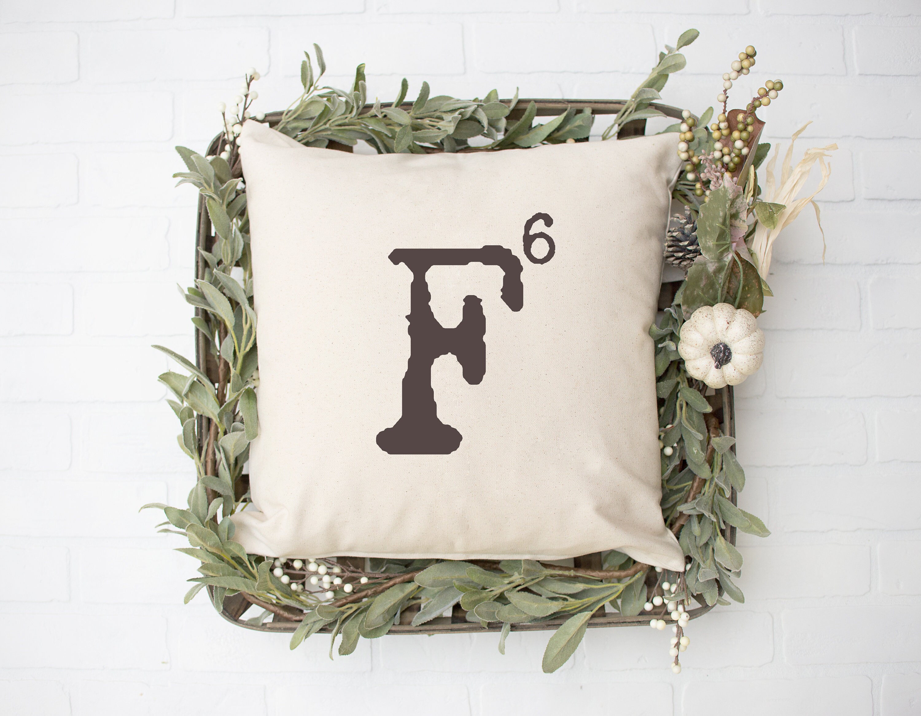 Rustic Farmhouse Pillow Cover Double Sided Custom Pillow Etsy