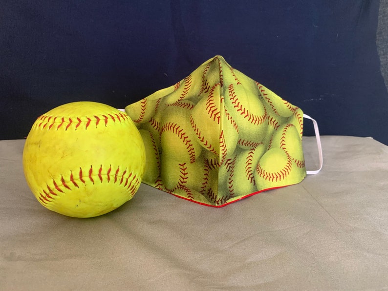 Softball and Baseball Face Mask Etsy