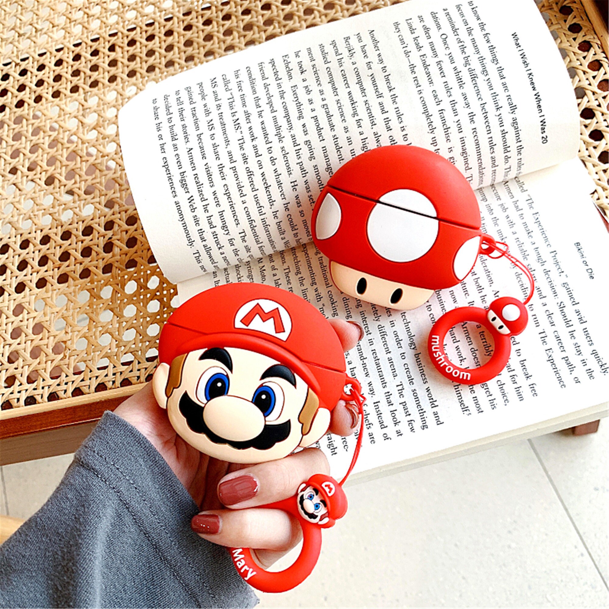Super Mario Airpod Case Mario And Toad Airpod Case 3d Etsy Canada