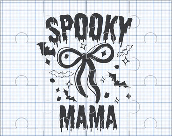 Spooky Mama Png Coquette Halloween Png Spooky Season Png Retro Halloween Png Spooky vibes Png Fall Png Halloween Digital Cut File dtf dtg