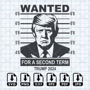 Donald Trump Mug Shot Wanted President Coffee Mug Lineup Poster