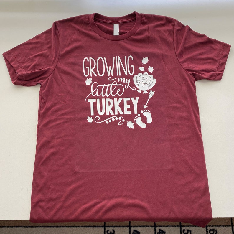 Growing My Little Turkey SVG Png Eps Dxf Pdf DTF Direct To Film, DTG Direct To Garment, Cricut Maker, Silhouette Cameo 4, Glowforge Laser Cut, Sawgrass Sublimation. Laser engraving, Expecting Mom To Be, prego,
