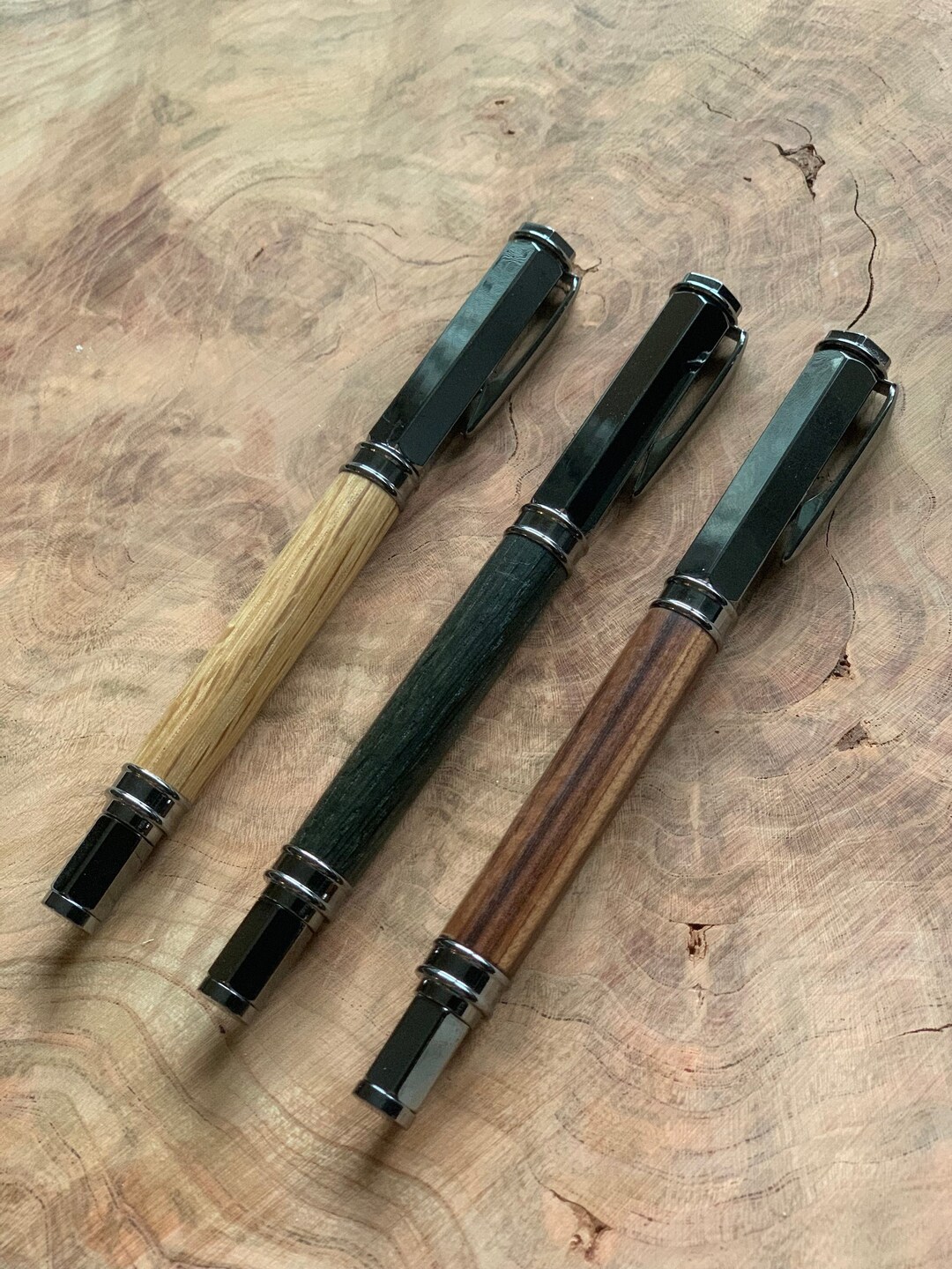 Handmade Wood Fountain Pen Cap Bolivian Rosewood Etsy