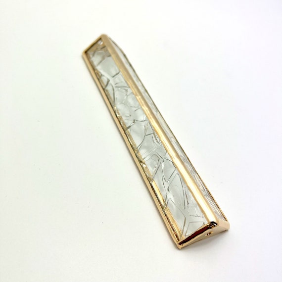 Mezuzah Broken Glass Wedding 6.41.3 Inch. Gold Plated Etsy
