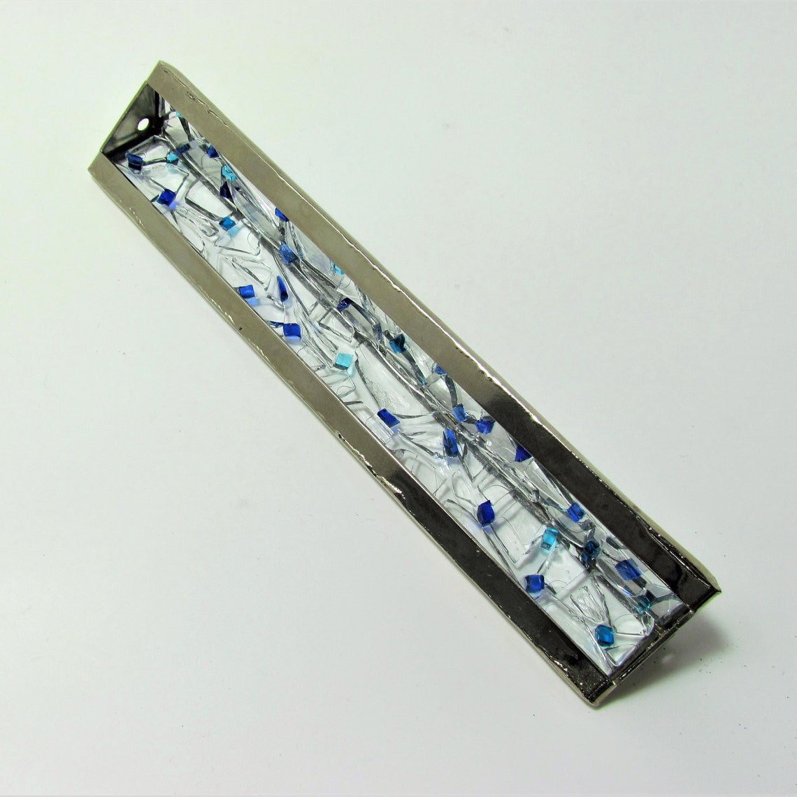 Mezuzah broken glass wedding 6.41.3 inch. Etsy