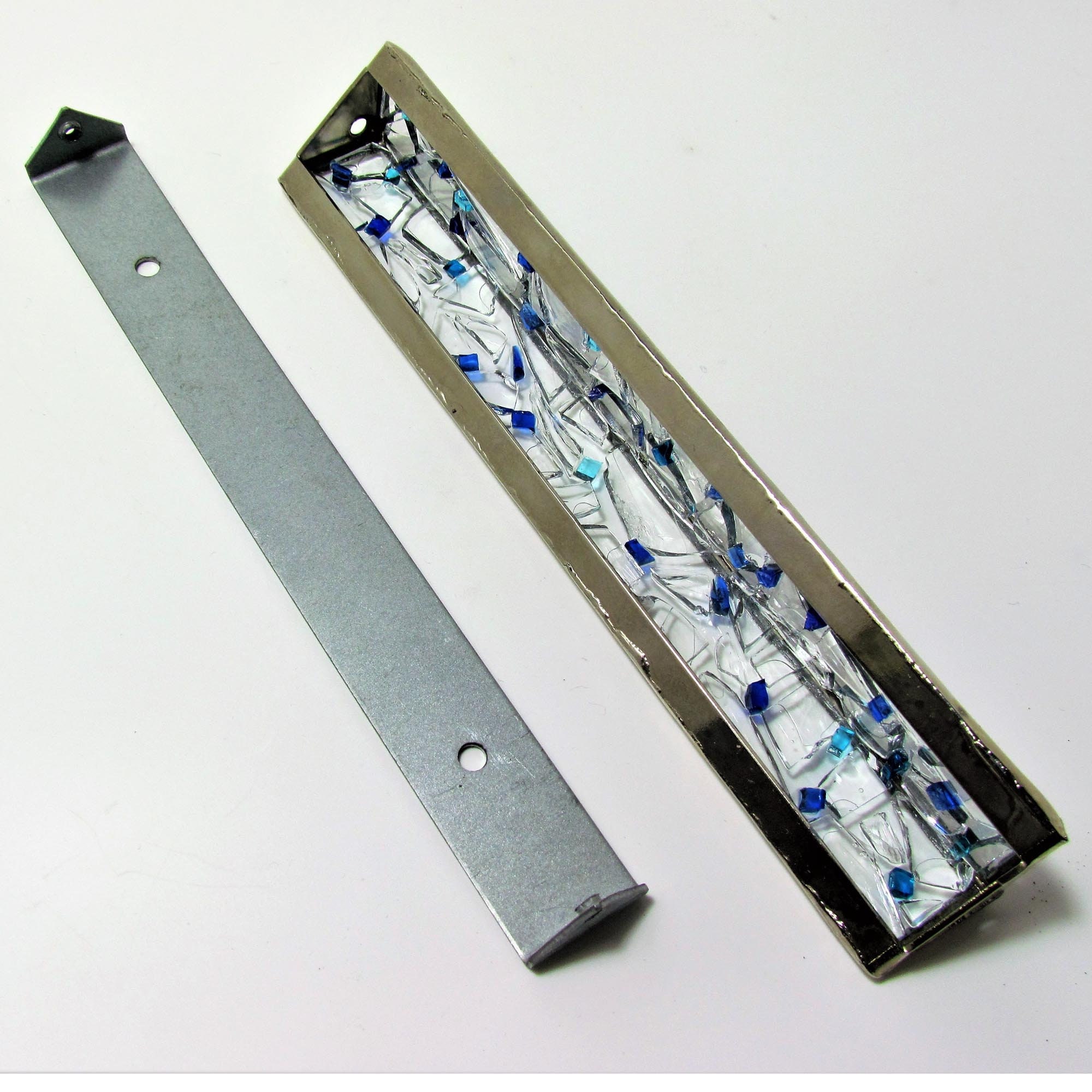 Mezuzah broken glass wedding 6.41.3 inch. Etsy