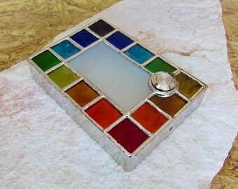 Light-Up Stained Glass Doorbell Cover