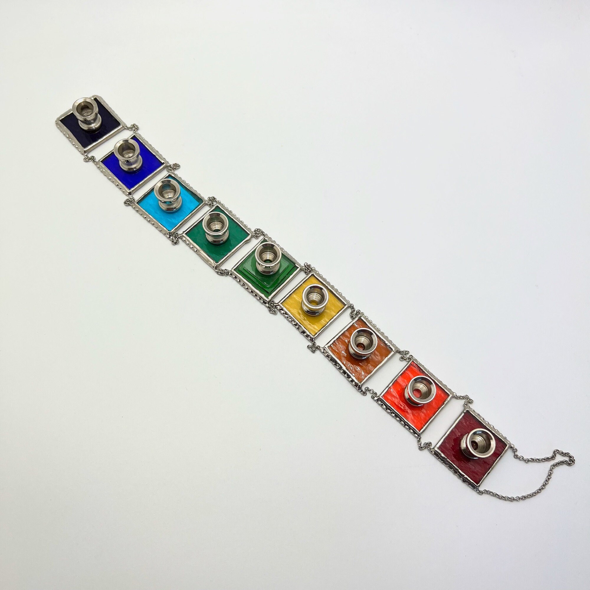 Modular Hanging Menorah Chain Etsy