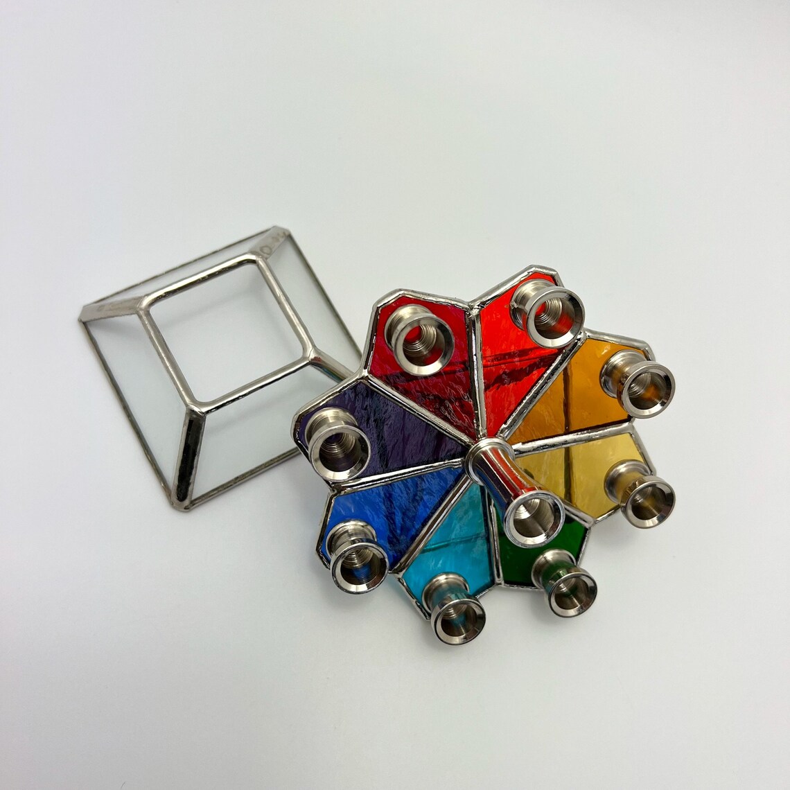 Hanukkah Menorah Dreidel Combined Menorah Dreidel Gift - Etsy