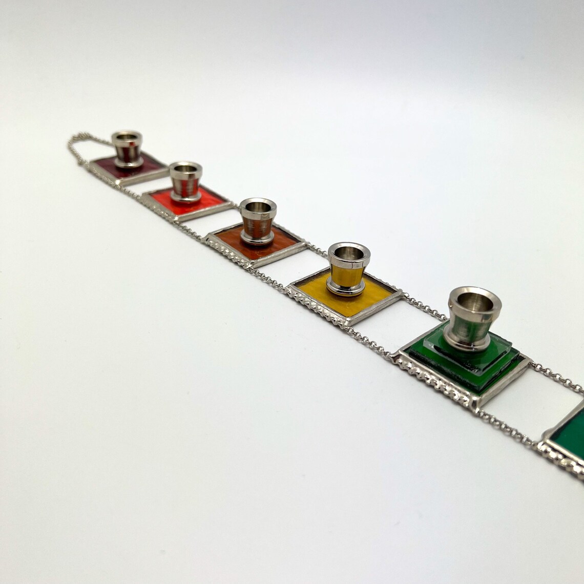 Modular Hanging Menorah Chain Etsy