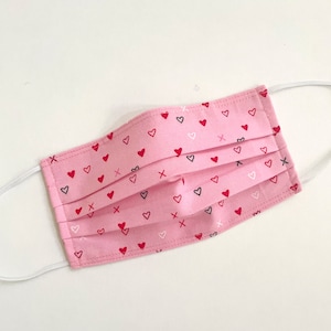 Cotton Face Mask: Reusable, Washable, with Nose Wire