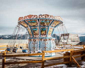 Carousel, photography, Art, decoration