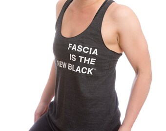 Fascia Is The New Black Tank Top marki FASCIAFORWARD (damski)