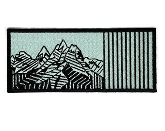 Grand Teton Woven Iron on Patch