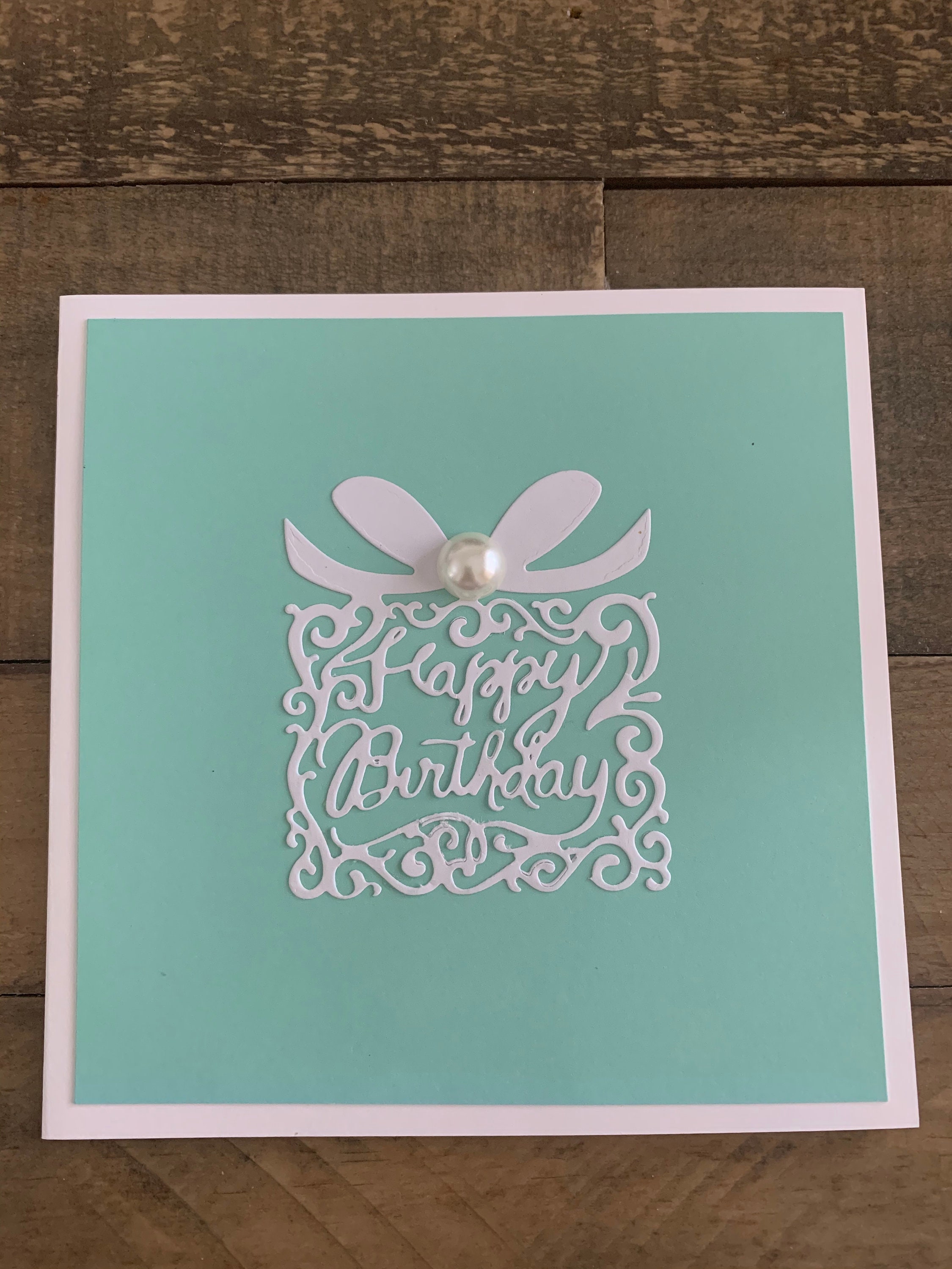 Handmade Die cut Birthday card | Etsy