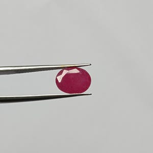 Natural Untreated Ruby Gemstone Certified Ruby Rare Red Ruby for jewelry Faceted Ruby Mozambique Ruby Oval Cut Ruby Handcrafted Ruby