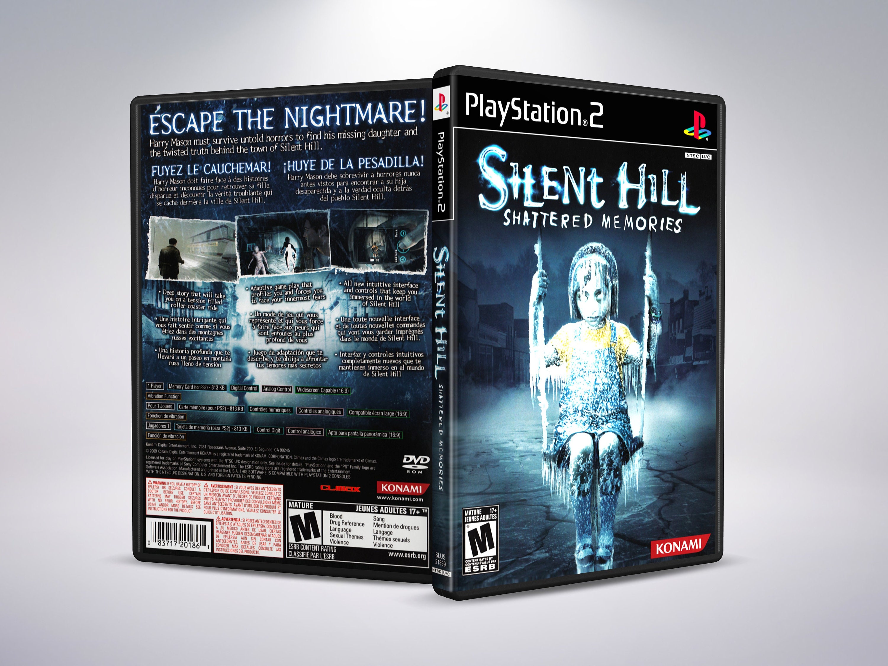 Память на пс 5. Silent Hill Shattered Memories ps2 обложка. Silent Hill Shattered Memoris ps2 обложка.