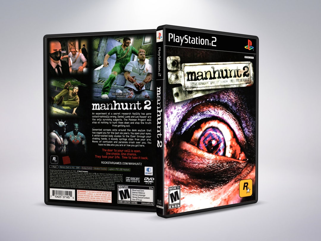 Sony Playstation 2 Custom Manhunt 2 DVD Cases & Artwork Etsy