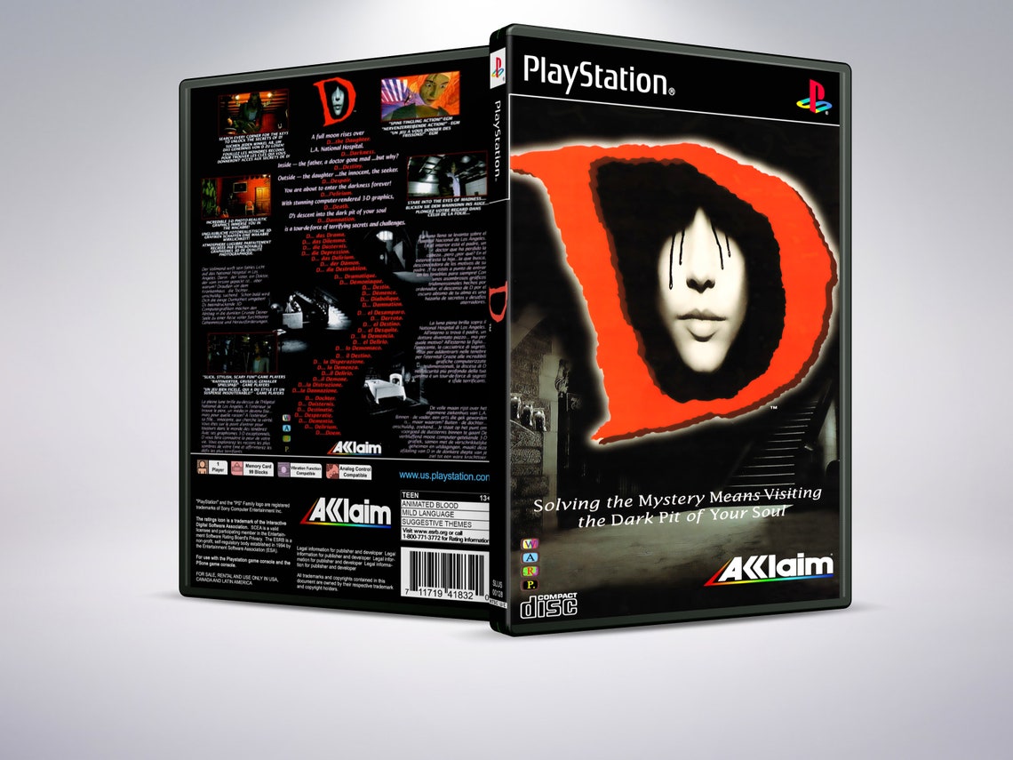 Sony Playstation 1 Custom D Replacement DVD Cases & Artwork Etsy