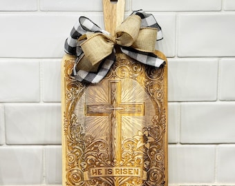 He is Risen Cutting Board