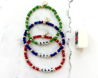 Traditional Mahjong Bracelet Set