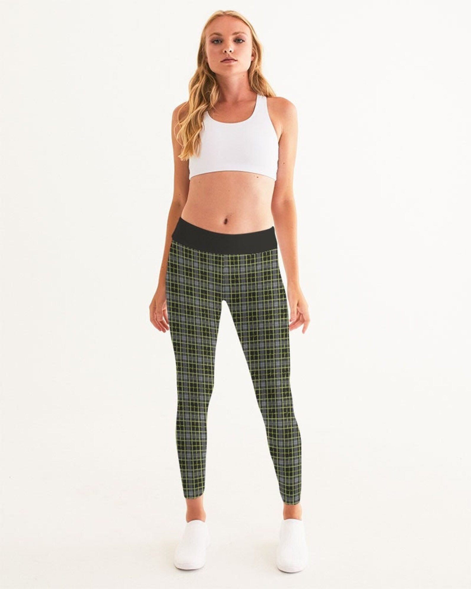 neon green yoga pants