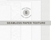 Watercolor Paper Seamless Digital Texture White Background. Instant Download Scrapbook backdrop, large size print 5 JPEG