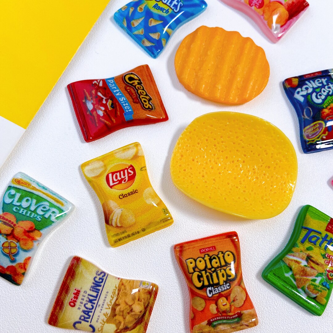 Snack and Chips Shoes Charms Set Etsy