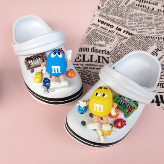 M&m Shoe Charms for Crocs 4 colors Etsy
