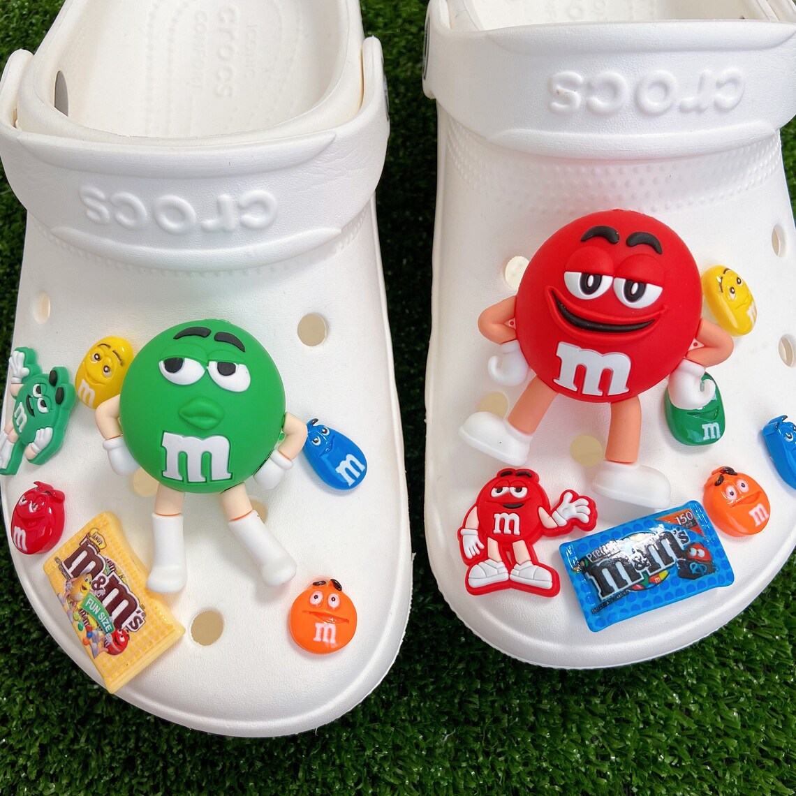 M&m Shoe Charms pour Crocs 4 couleurs Etsy