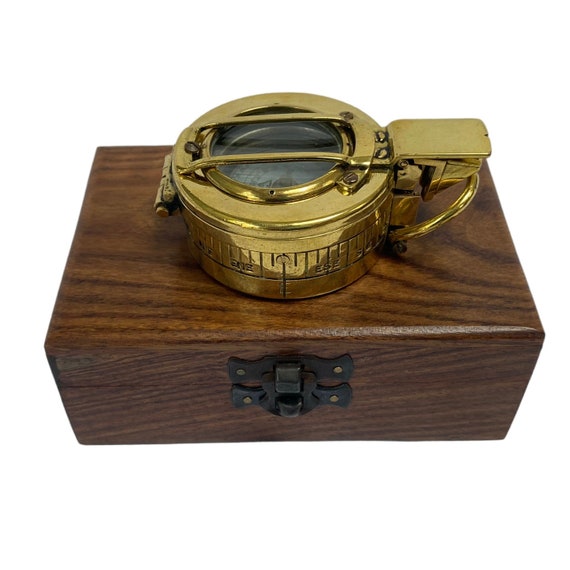 BUSSOLA NAUTICA BRUNTON Ottone Stanley London Bussola Con 186901383656 - Foto 4