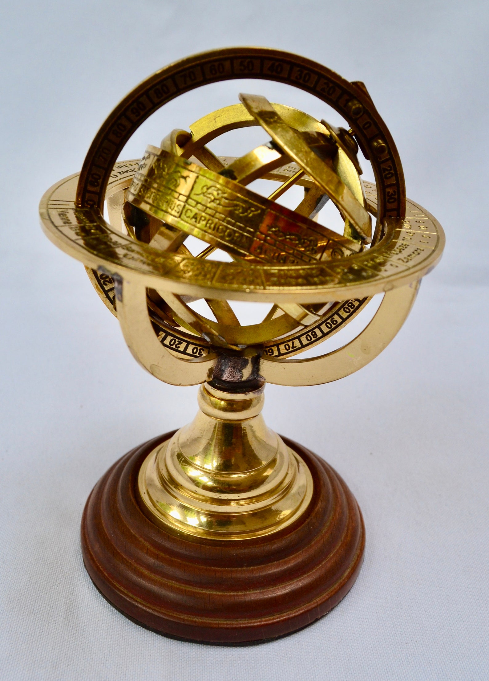 5 Brass or Bronze Celestial Spherical Astrolabe or - Etsy UK