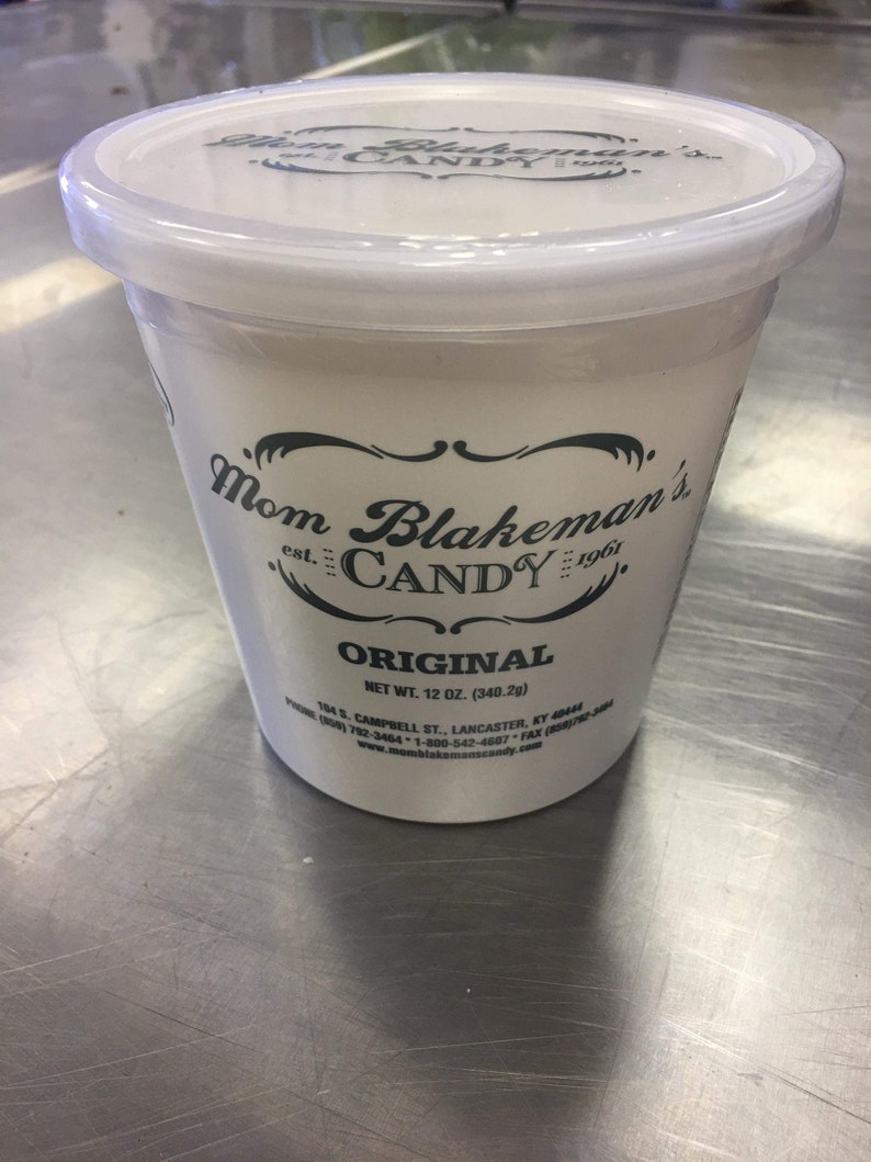 12oz Creamed Pull Candy. Mom Blakeman's Etsy