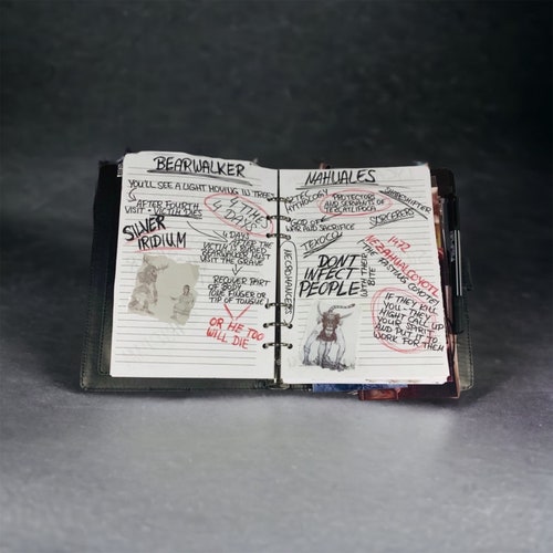 John Winchester Journal Pages regna Terrae - Etsy