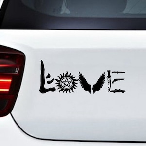 Supernatural LOVE sticker