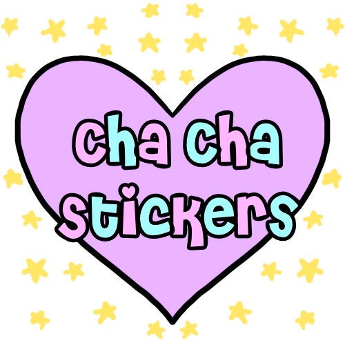 Chaa Sticker ChaChaStickers - Etsy