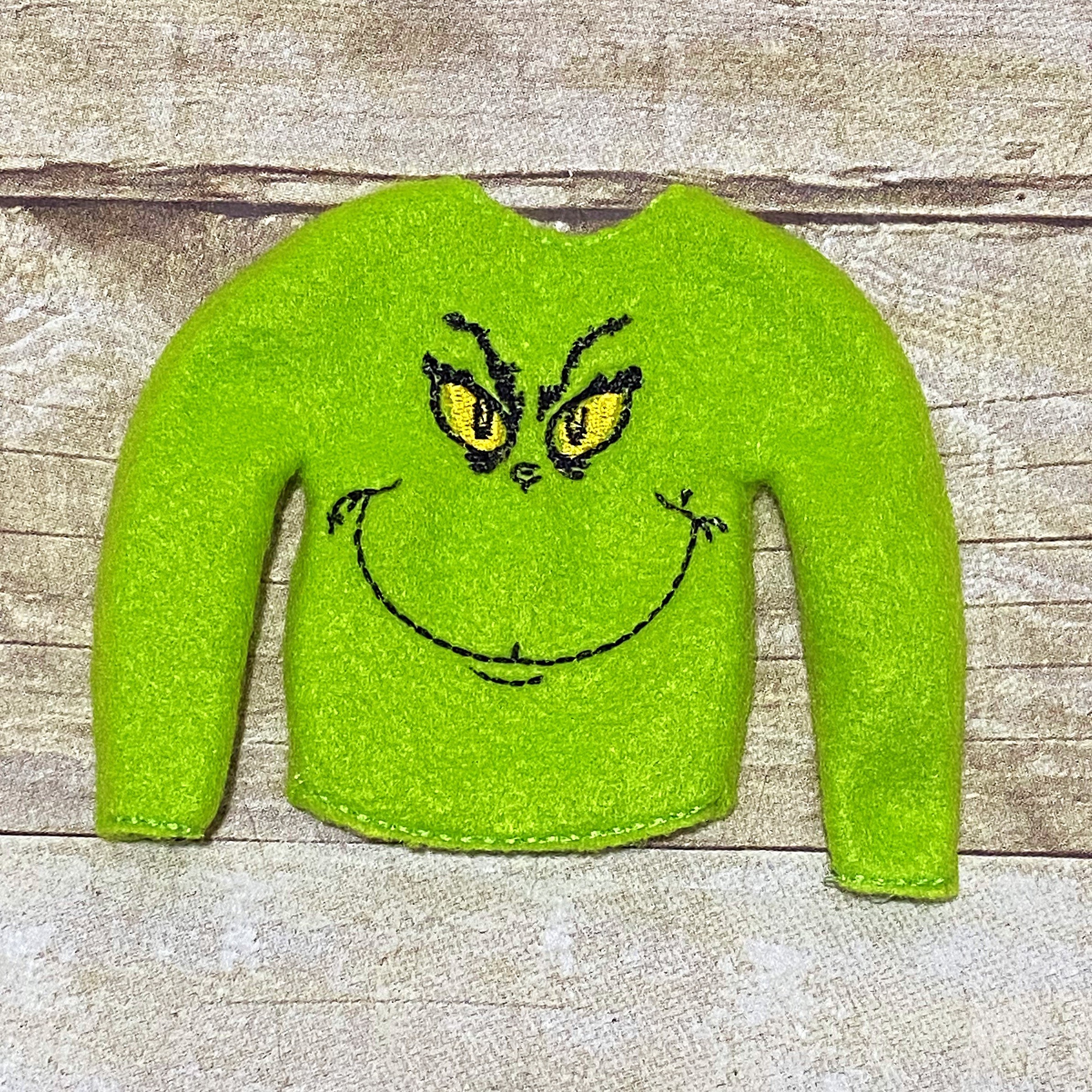 Grinch Elf Sweater Etsy