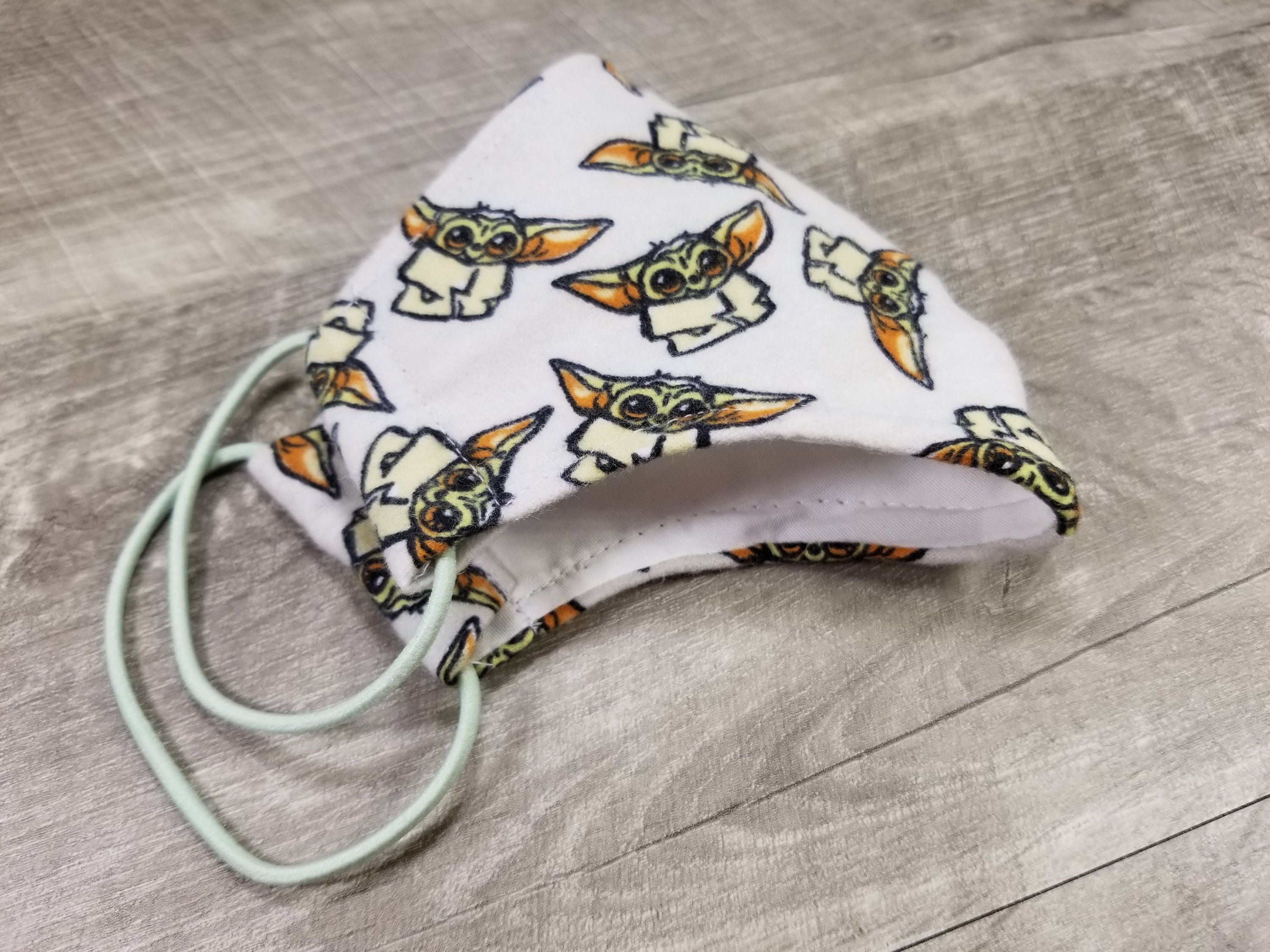 BABY YODA Face Mask Star Wars w/Nose Wire Adult & Kid sizes Etsy