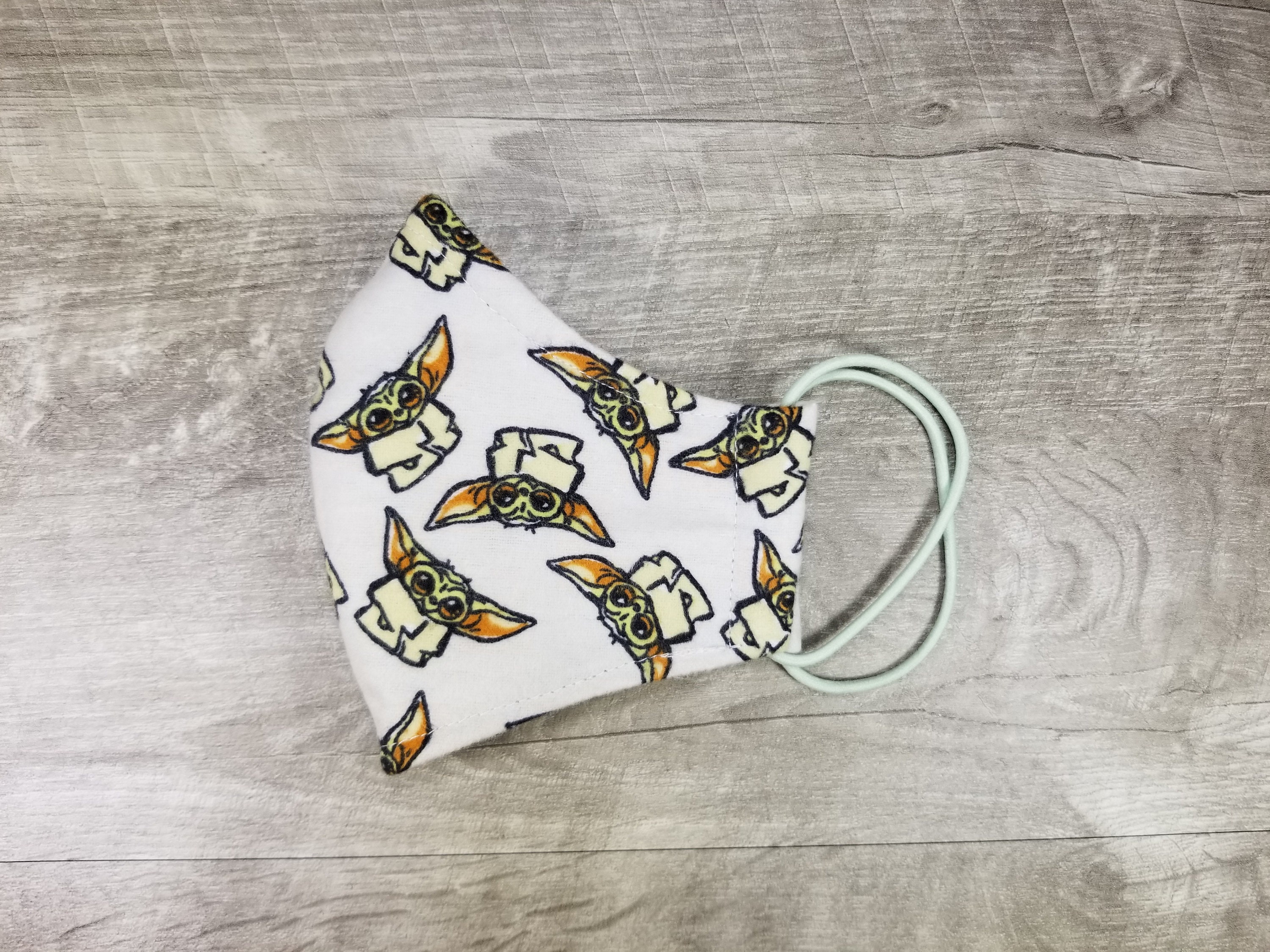 BABY YODA Face Mask Star Wars w/Nose Wire Adult & Kid sizes Etsy