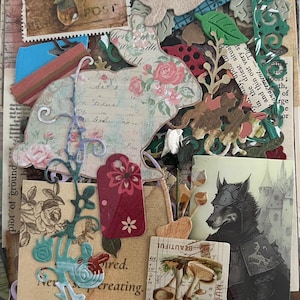 Nature Scrapbook Supplies Embellishments: Vintage Ephemera, Tags, Frames
