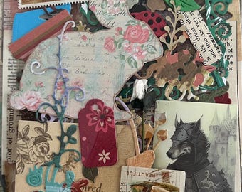 Nature Scrapbook Supplies Embellishments: Vintage Ephemera, Tags, Frames