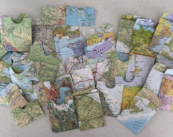 20 Travel map pockets and folders