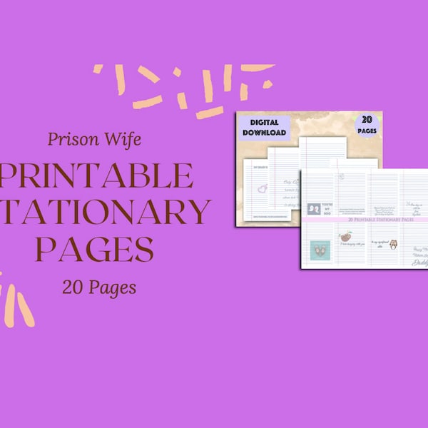 Prison Stationary - Etsy