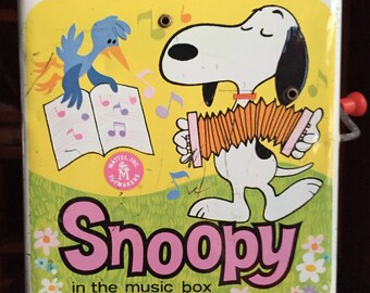 mattel snoopy jack in the box