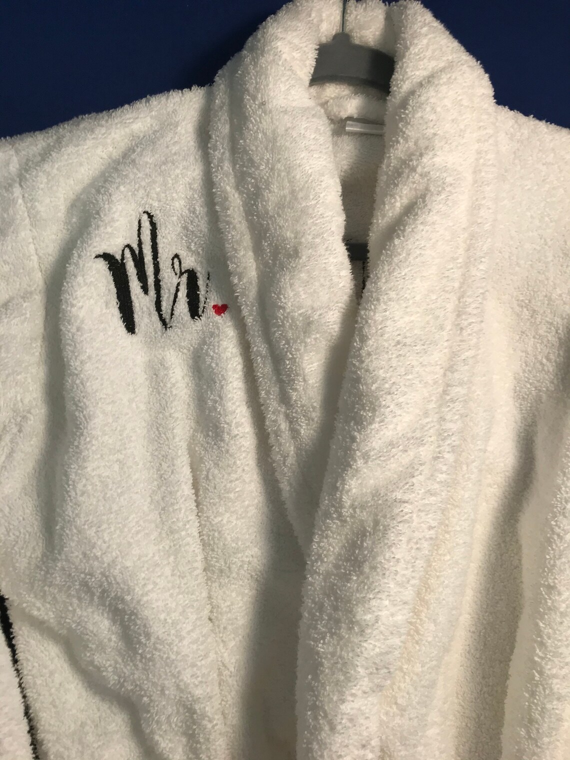 Mr. and Mrs. Terry Cloth Robes Monogram Embroidered Etsy
