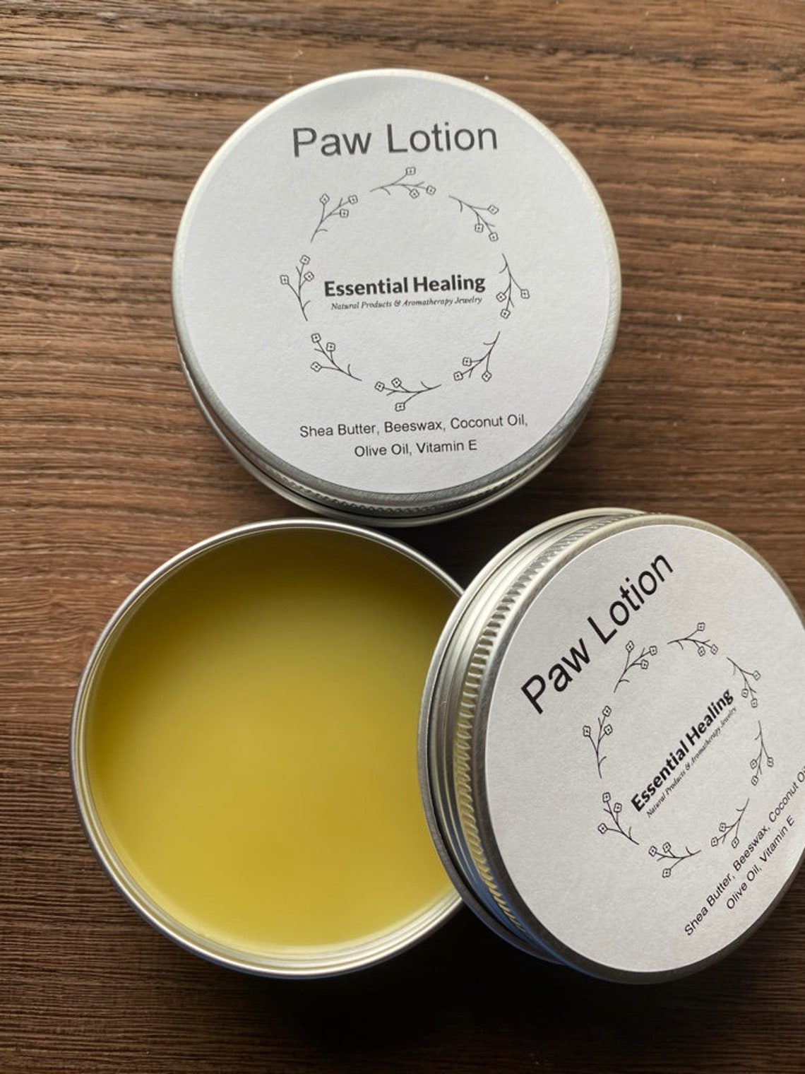 Pet Paw Lotion 2oz Tin Cracked Paw Lotion Moisturizing Pet Etsy