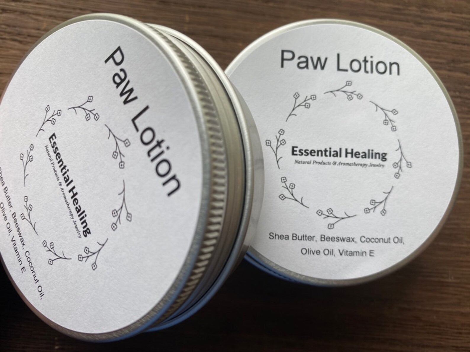 Pet Paw Lotion 2oz Tin Cracked Paw Lotion Moisturizing Pet Etsy