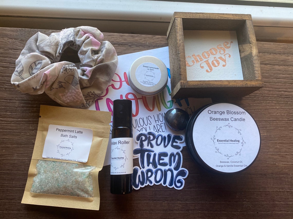 Care Gift Box Youre Worth It Cheer Up Pick Me Up Etsy