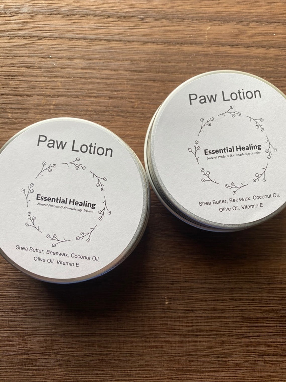 Pet Paw Lotion 2oz Tin Cracked Paw Lotion Moisturizing Pet Etsy